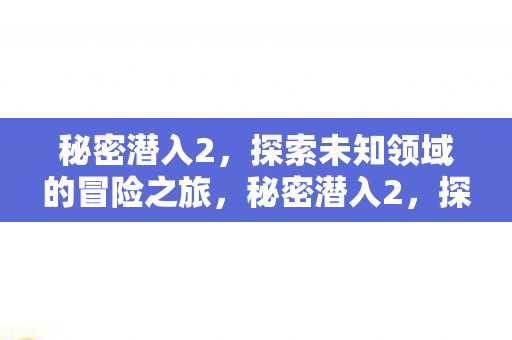 秘密潜入2，探索未知领域的冒险之旅，秘密潜入2，探索未知领域的冒险之旅
