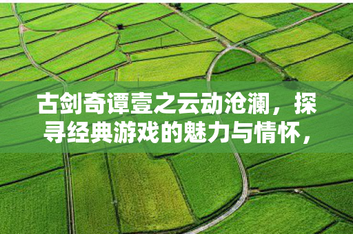 探寻经典游戏的魅力与情怀图片