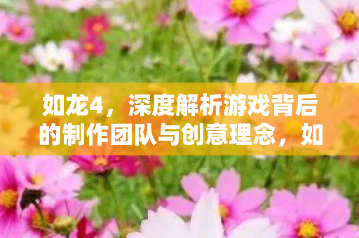 深度解析游戏背后的制作团队与创意理念图片