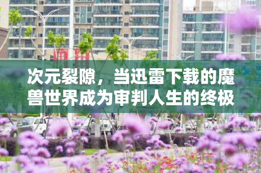 次元裂隙,当迅雷下载的魔兽世界成为审判人生的终极悖论 次元裂隙,当迅雷下载的魔兽世界成为审判人生的终极悖论