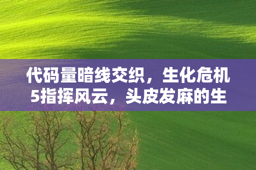 代码量暗线交织,生化危机5指挥风云,头皮发麻的生存法则 代码量暗线交织,生化危机5指挥风云,头皮发麻的生存法则