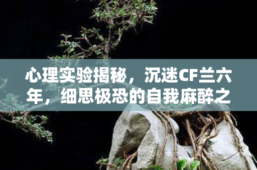 心理实验揭秘,沉迷CF兰六年,细思极恐的自我麻醉之旅 心理实验揭秘,沉迷CF兰六年,细思极恐的自我麻醉之旅