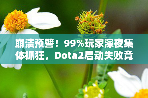 崩溃预警!99%玩家深夜集体抓狂,Dota2启动失败竟藏着惊天秘密? 崩溃预警!99%玩家深夜集体抓狂,Dota2启动失败竟藏着惊天秘密?