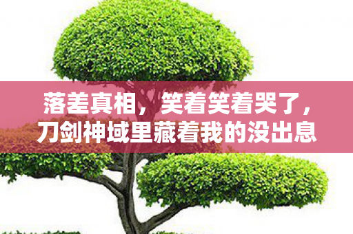 落差真相,笑着笑着哭了,刀剑神域里藏着我的没出息 落差真相,笑着笑着哭了,刀剑神域里藏着我的没出息