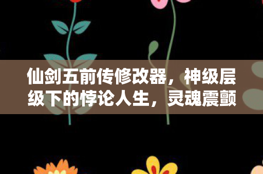 仙剑五前传修改器，神级层级下的悖论人生，灵魂震颤的虚幻审判