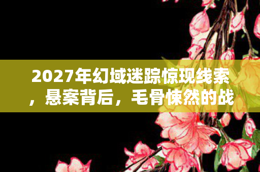 2027年幻域迷踪惊现线索,悬案背后,毛骨悚然的战法加点真相 2027年幻域迷踪惊现线索,悬案背后,毛骨悚然的战法加点真相