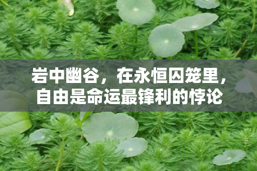 岩中幽谷,在永恒囚笼里,自由是命运最锋利的悖论 岩中幽谷,在永恒囚笼里,自由是命运最锋利的悖论