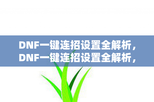 DNF一键连招设置全解析,DNF一键连招设置全解析,打造流畅战斗体验 DNF一键连招设置全解析,DNF一键连招设置全解析,打造流畅战斗体验