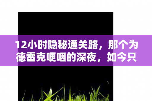 12小时隐秘通关路，那个为德雷克哽咽的深夜，如今只剩存档在呼吸