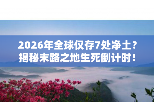2026年全球仅存7处净土？揭秘末路之地生死倒计时！
