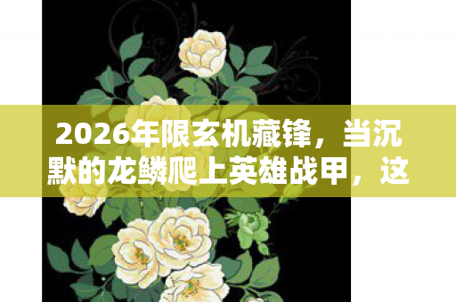2026年限玄机藏锋，当沉默的龙鳞爬上英雄战甲，这游戏给了我什么？