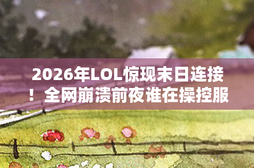 2026年LOL惊现末日连接！全网崩溃前夜谁在操控服务器？