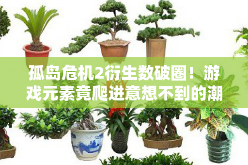 孤岛危机2衍生数破圈!游戏元素竟爬进意想不到的潮流圈 孤岛危机2衍生数破圈!游戏元素竟爬进意想不到的潮流圈