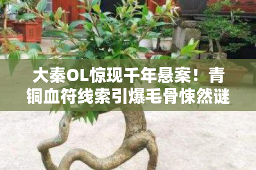 大秦OL惊现千年悬案！青铜血符线索引爆毛骨悚然谜团