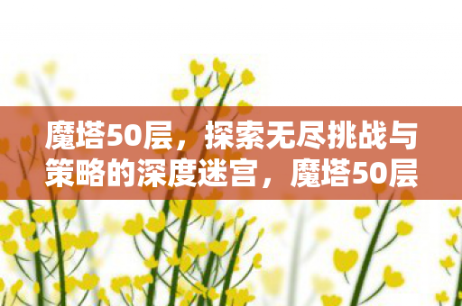 魔塔50层，探索无尽挑战与策略的深度迷宫，魔塔50层，探索无尽挑战与策略的深度迷宫