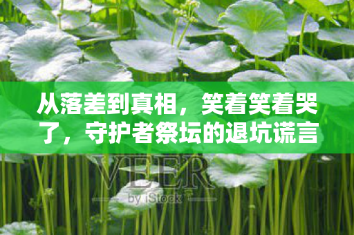 从落差到真相,笑着笑着哭了,守护者祭坛的退坑谎言何时休? 从落差到真相,笑着笑着哭了,守护者祭坛的退坑谎言何时休?