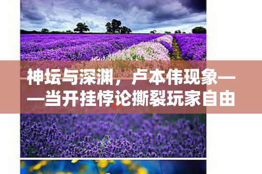神坛与深渊,卢本伟现象——当开挂悖论撕裂玩家自由意志的层级宇宙 神坛与深渊,卢本伟现象——当开挂悖论撕裂玩家自由意志的层级宇宙
