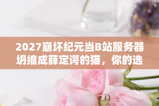 2027崩坏纪元当B站服务器坍缩成薛定谔的猫,你的选择是自由还是量子态的囚徒? 2027崩坏纪元当B站服务器坍缩成薛定谔的猫,你的选择是自由还是量子态的囚徒?