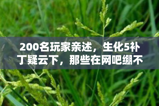 200名玩家亲述,生化5补丁疑云下,那些在网吧绷不住的瞬间 200名玩家亲述,生化5补丁疑云下,那些在网吧绷不住的瞬间