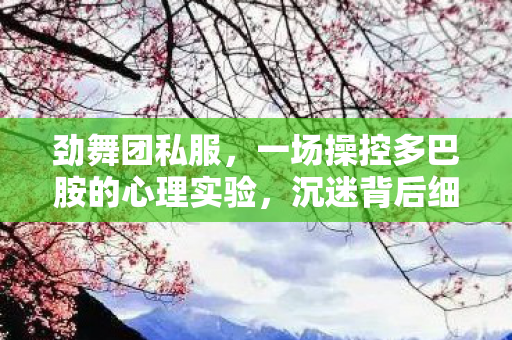 劲舞团私服,一场操控多巴胺的心理实验,沉迷背后细思极恐 劲舞团私服,一场操控多巴胺的心理实验,沉迷背后细思极恐