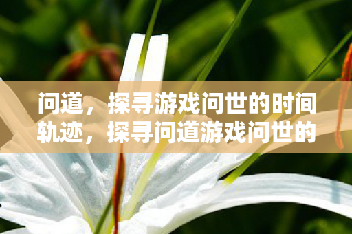问道,探寻游戏问世的时间轨迹,探寻问道游戏问世的时间轨迹 问道,探寻游戏问世的时间轨迹,探寻问道游戏问世的时间轨迹