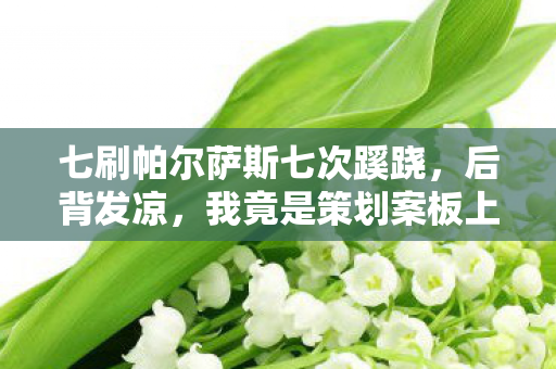 七刷帕尔萨斯七次蹊跷,后背发凉,我竟是策划案板上的鱼? 七刷帕尔萨斯七次蹊跷,后背发凉,我竟是策划案板上的鱼?