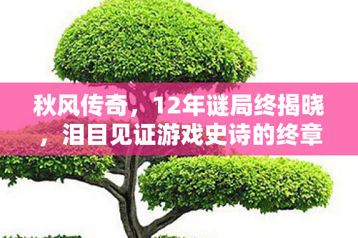 秋风传奇,12年谜局终揭晓,泪目见证游戏史诗的终章 秋风传奇,12年谜局终揭晓,泪目见证游戏史诗的终章