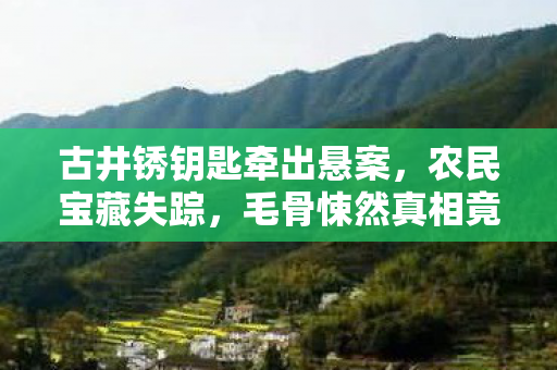古井锈钥匙牵出悬案，农民宝藏失踪，毛骨悚然真相竟在玩家掌心？