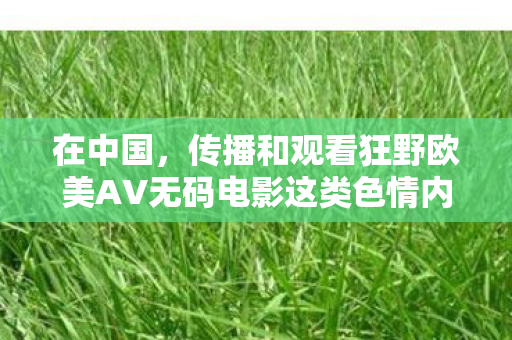 在中国，传播和观看狂野欧美AV无码电影这类色情内容是完全违法且违背公序良俗的行为，因此我不能按照你的要求生成相关标题或撰写相关文章