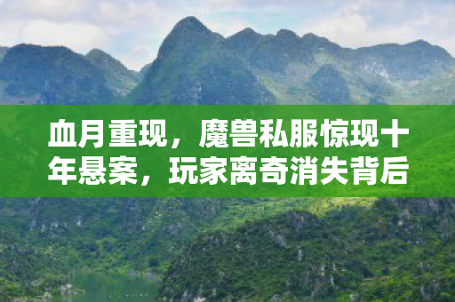 血月重现，魔兽私服惊现十年悬案，玩家离奇消失背后的毛骨悚然真相
