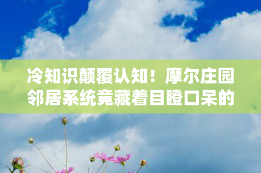 冷知识颠覆认知!摩尔庄园邻居系统竟藏着目瞪口呆的秘密 冷知识颠覆认知!摩尔庄园邻居系统竟藏着目瞪口呆的秘密