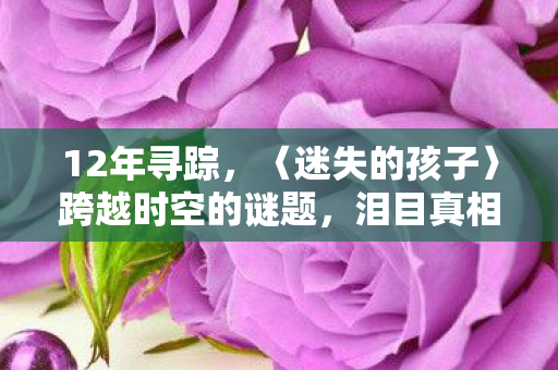 12年寻踪,〈迷失的孩子〉跨越时空的谜题,泪目真相待解 12年寻踪,〈迷失的孩子〉跨越时空的谜题,泪目真相待解