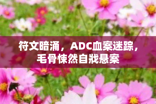 符文暗涌，ADC血案迷踪，毛骨悚然自戕悬案