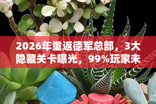 2026年重返德军总部,3大隐藏关卡曝光,99%玩家未曾解锁! 2026年重返德军总部,3大隐藏关卡曝光,99%玩家未曾解锁!