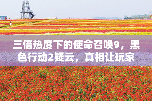 三倍热度下的使命召唤9，黑色行动2疑云，真相让玩家心寒