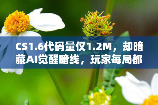 CS1.6代码量仅1.2M,却暗藏AI觉醒暗线,玩家每局都在头皮发麻地参与数字暴动 CS1.6代码量仅1.2M,却暗藏AI觉醒暗线,玩家每局都在头皮发麻地参与数字暴动