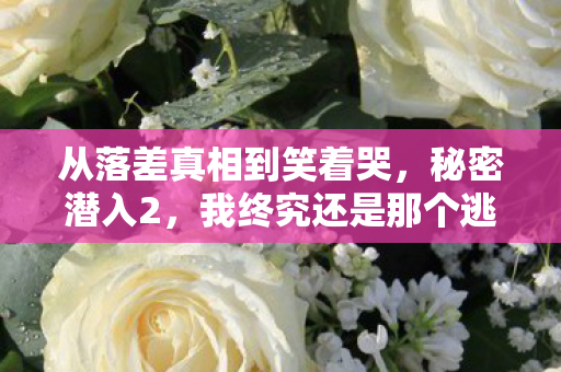 从落差真相到笑着哭，秘密潜入2，我终究还是那个逃不掉的玩家