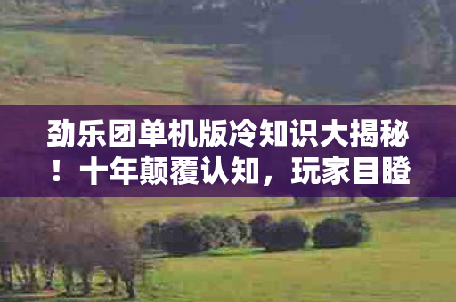 劲乐团单机版冷知识大揭秘！十年颠覆认知，玩家目瞪口呆自曝蠢行