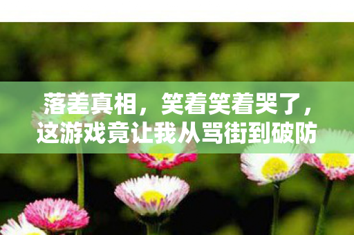 落差真相,笑着笑着哭了,这游戏竟让我从骂街到破防 落差真相,笑着笑着哭了,这游戏竟让我从骂街到破防