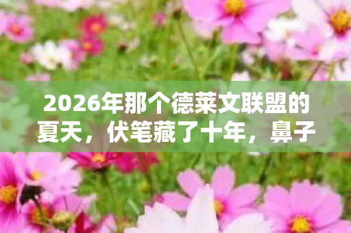 2026年那个德莱文联盟的夏天,伏笔藏了十年,鼻子一酸才读懂 2026年那个德莱文联盟的夏天,伏笔藏了十年,鼻子一酸才读懂