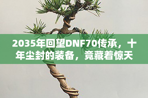 2035年回望DNF70传承,十年尘封的装备,竟藏着惊天秘密? 2035年回望DNF70传承,十年尘封的装备,竟藏着惊天秘密?