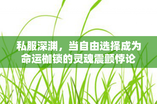 私服深渊,当自由选择成为命运枷锁的灵魂震颤悖论 私服深渊,当自由选择成为命运枷锁的灵魂震颤悖论