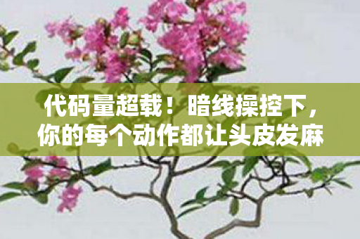 代码量超载!暗线操控下,你的每个动作都让头皮发麻的赛博巢穴 代码量超载!暗线操控下,你的每个动作都让头皮发麻的赛博巢穴