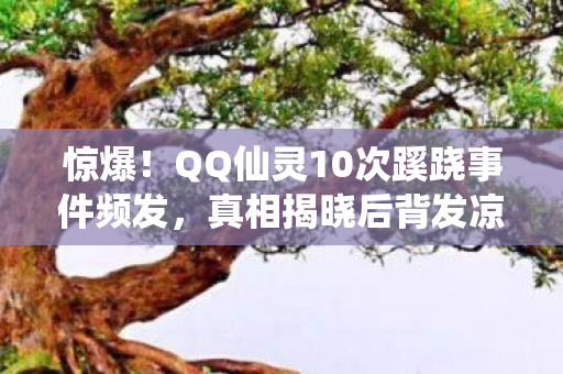 惊爆!QQ仙灵10次蹊跷事件频发,真相揭晓后背发凉! 惊爆!QQ仙灵10次蹊跷事件频发,真相揭晓后背发凉!