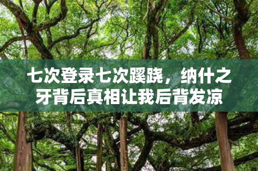 纳什之牙背后真相让我后背发凉图片