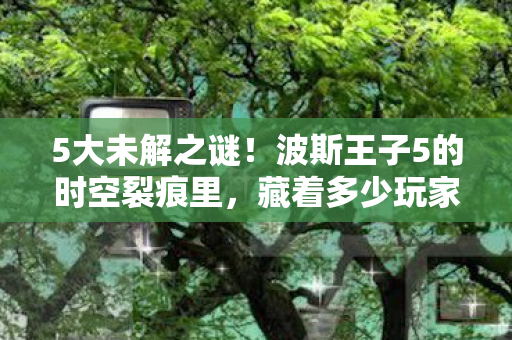 5大未解之谜!波斯王子5的时空裂痕里,藏着多少玩家的青春执念? 5大未解之谜!波斯王子5的时空裂痕里,藏着多少玩家的青春执念?