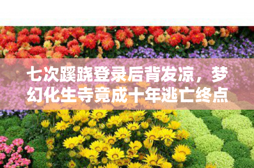 梦幻化生寺竟成十年逃亡终点站图片
