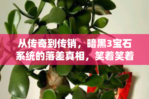 从传奇到传销,暗黑3宝石系统的落差真相,笑着笑着就哭了 从传奇到传销,暗黑3宝石系统的落差真相,笑着笑着就哭了