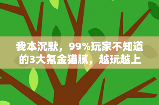 玩家不知道的3大氪金猫腻图片