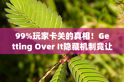 Getting Over It隐藏机制竟让高手集体破防图片